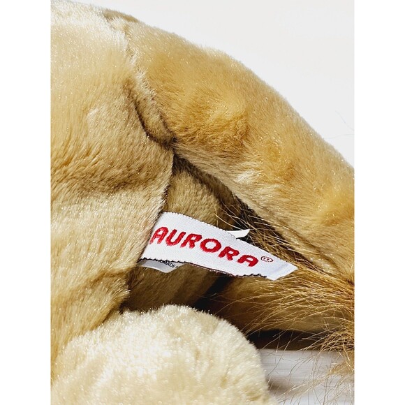 Aurora World Flopsies Leonardus Lion 12" Plush NWT Lying Down Lion 2016 WT - Picture 8 of 10
